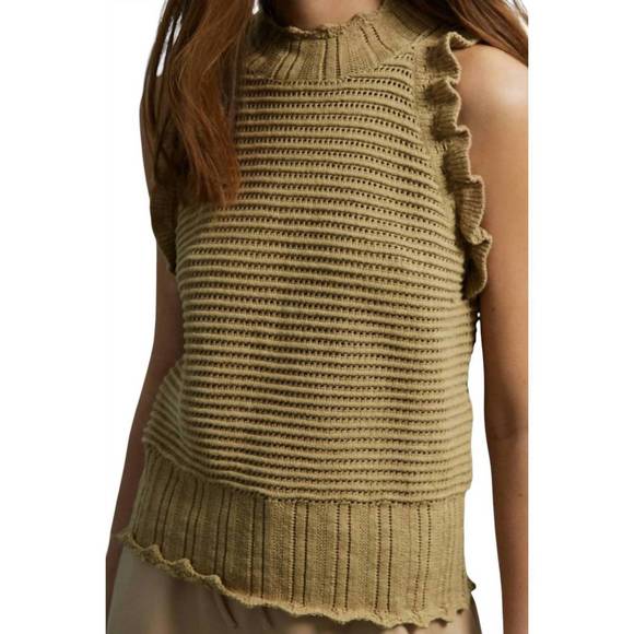NEW MELISSA NEPTON rana top in gold - Picture 1 of 3